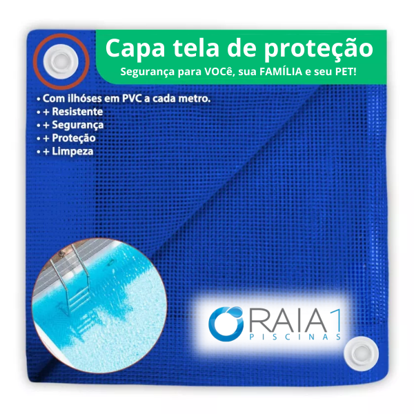 Capa Tela de Proteção para Piscinas